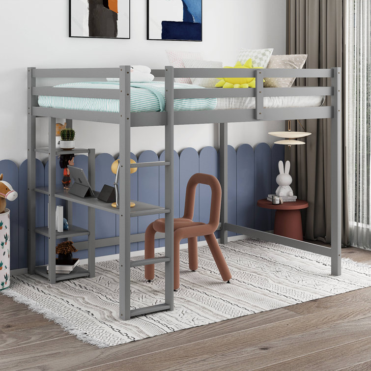 Full loft bed store wayfair